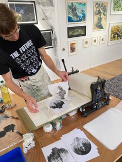 LOOP printmakers will be working in Bankside Gallery.