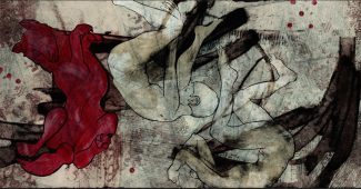 Two Women and a Wolf - Julie Hoyle