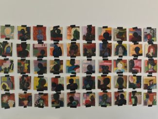 Wall of heads - Marielle Schram